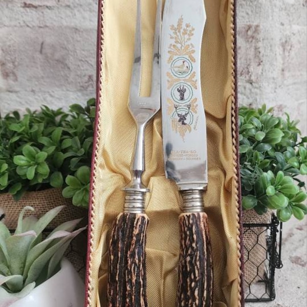 German Hunting Knife Set Etsy