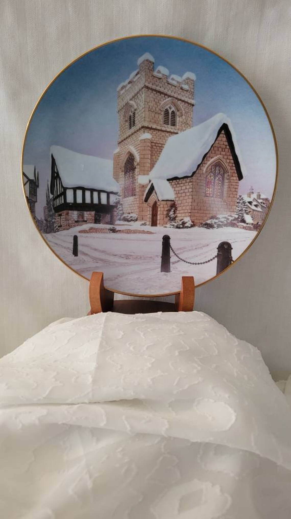 1991 David winter cottages plate A Christmas Carol Etsy