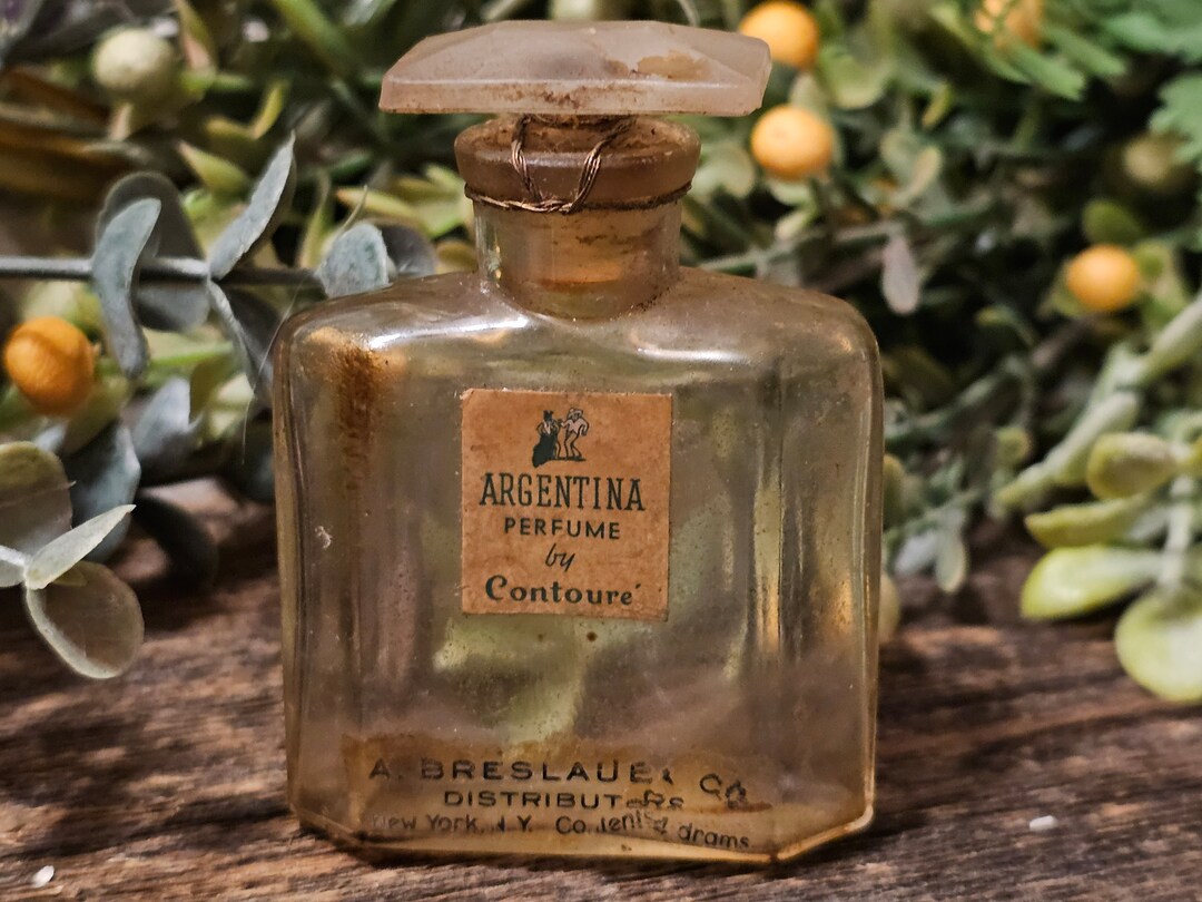 Antique Argentina Perfume Bottle by Vintage Bottle,vanity Bottle - Etsy