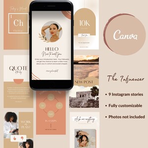 Instagram Story Template, Social Media Template, Editable Instagram Template, Instant Download, Modern Instagram Template, Luxury Template