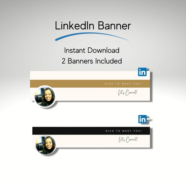 LinkedIn Banner | Professional LinkedIn Banner | Minimalist Profile Background | LinkedIn Banner Bundle | Personalized Banner