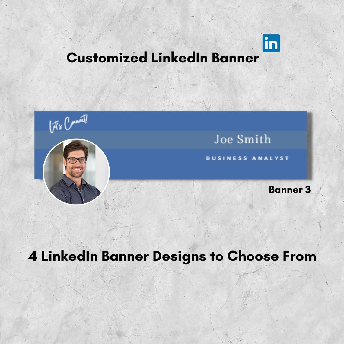 Custom Linkedin Banner Profile Cover for Linkedin, Profile Banner