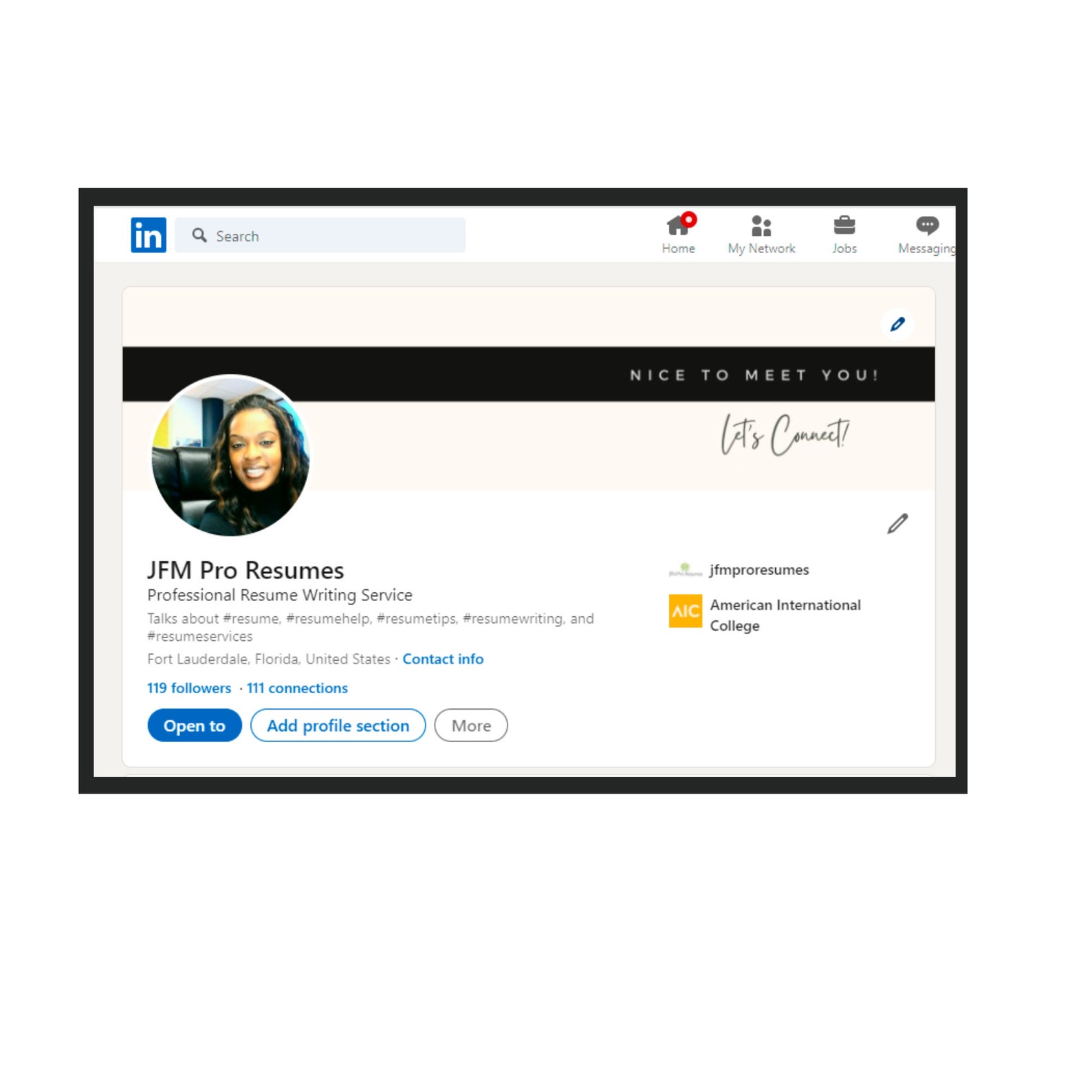 Linkedin Banner Professional Linkedin Banner Minimalist Profile