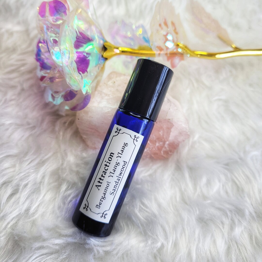Attract Oil Aphrodisiac Essential Oil Roller Bottle Vegan Natural Aromatherapy Glamour Magick