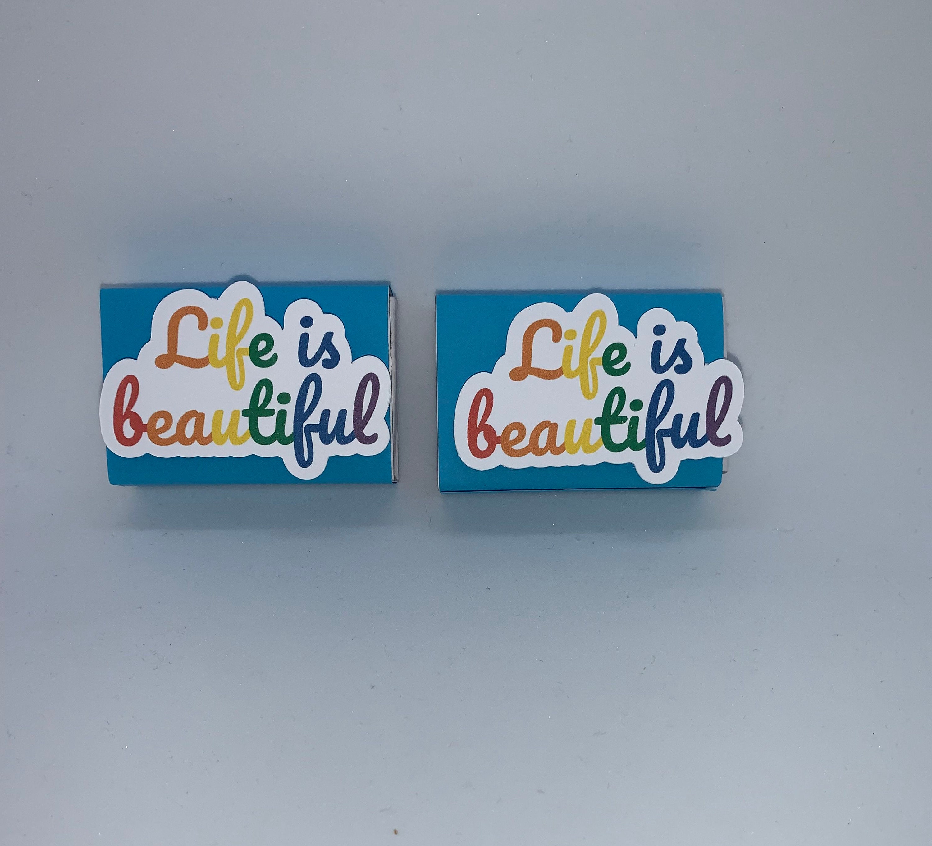Matchbox Life is Beautiful and so Are You - Etsy
