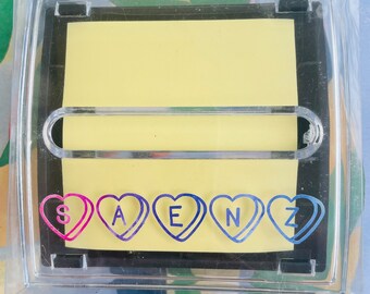 Personalized Pop Up Sticky Note Dispenser