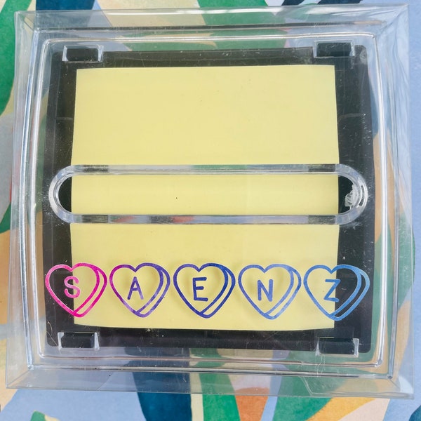 Personalized Pop Up Sticky Note Dispenser