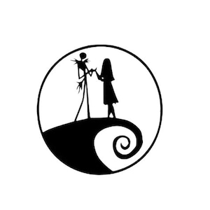 Jack & Sally Vinyl Decal