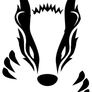 Badger vinyl Decal
