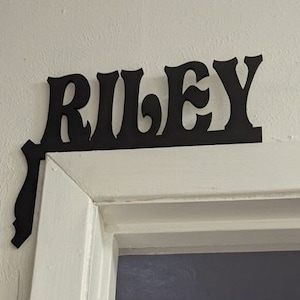 Personalized Name Door Topper: Custom Door Sign