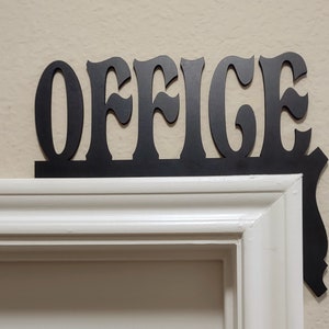 Corner Office Door Topper Sign