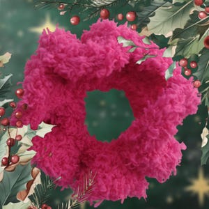 Crocheted Scrunchies, Handmade Scrunchies, Plushy Scrunchies
