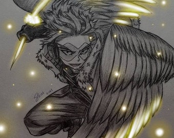 Hawks Fanart Etsy