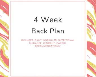 4 Wochen Rücken Lifting Programm | Aufwärmen | Ernährung | Gym Plan | Trainingsprogramm