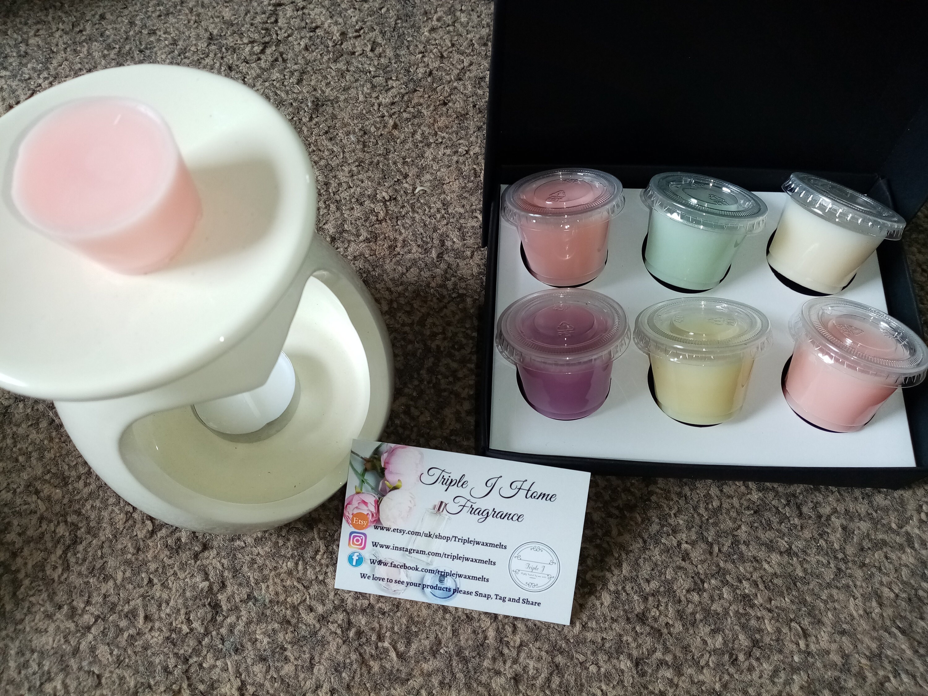 Wax Melt Pots Sample Box 6 x 1oz Deli Pots Wax Melt Etsy