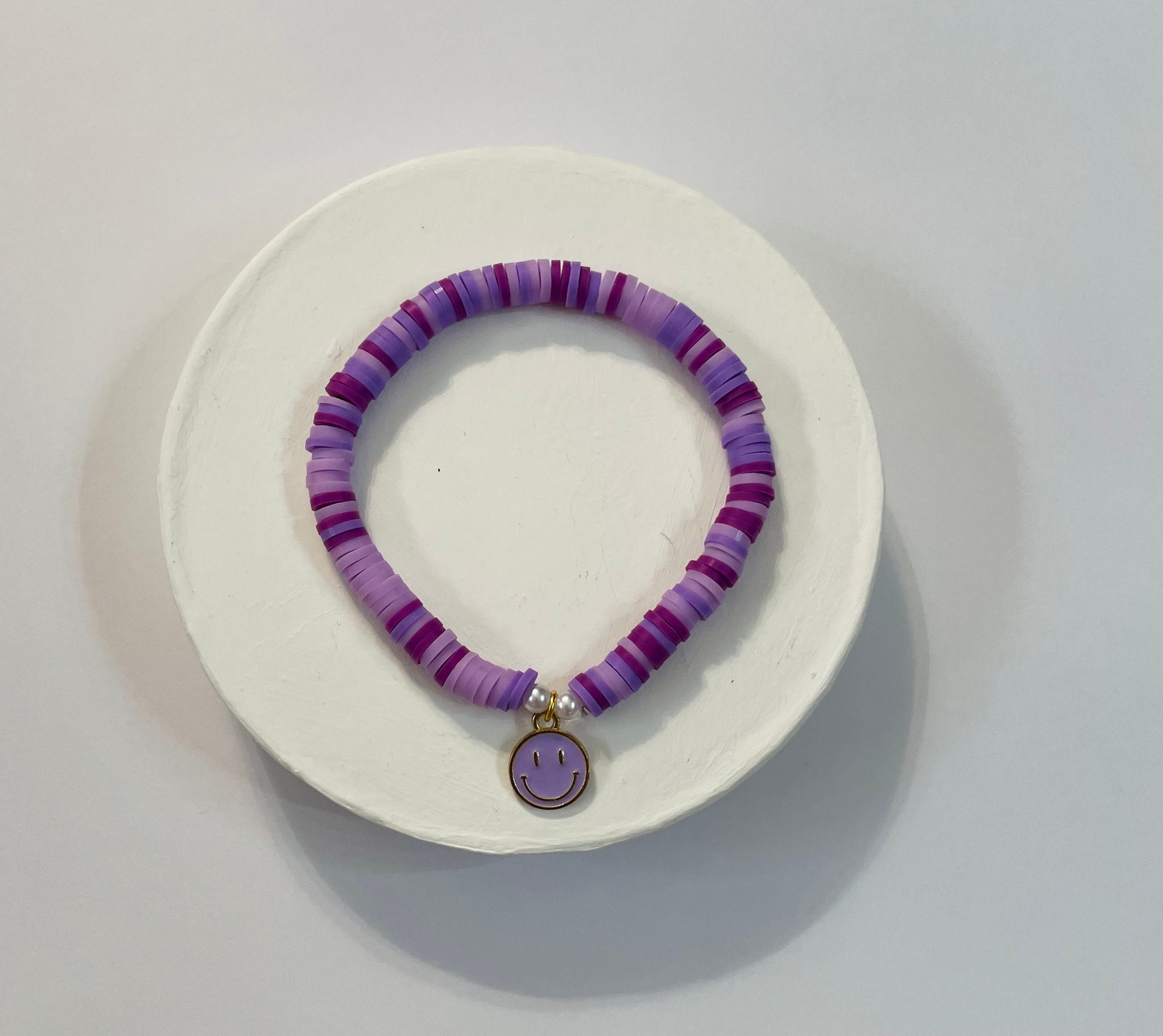 IOOLEEM 2000+pcs Dark Purple Clay Beads, Polymer Clay Beads for Bracelets  Making, Clay Beads for Jewelry Making, Clay Beads for Crafts, Bracelet