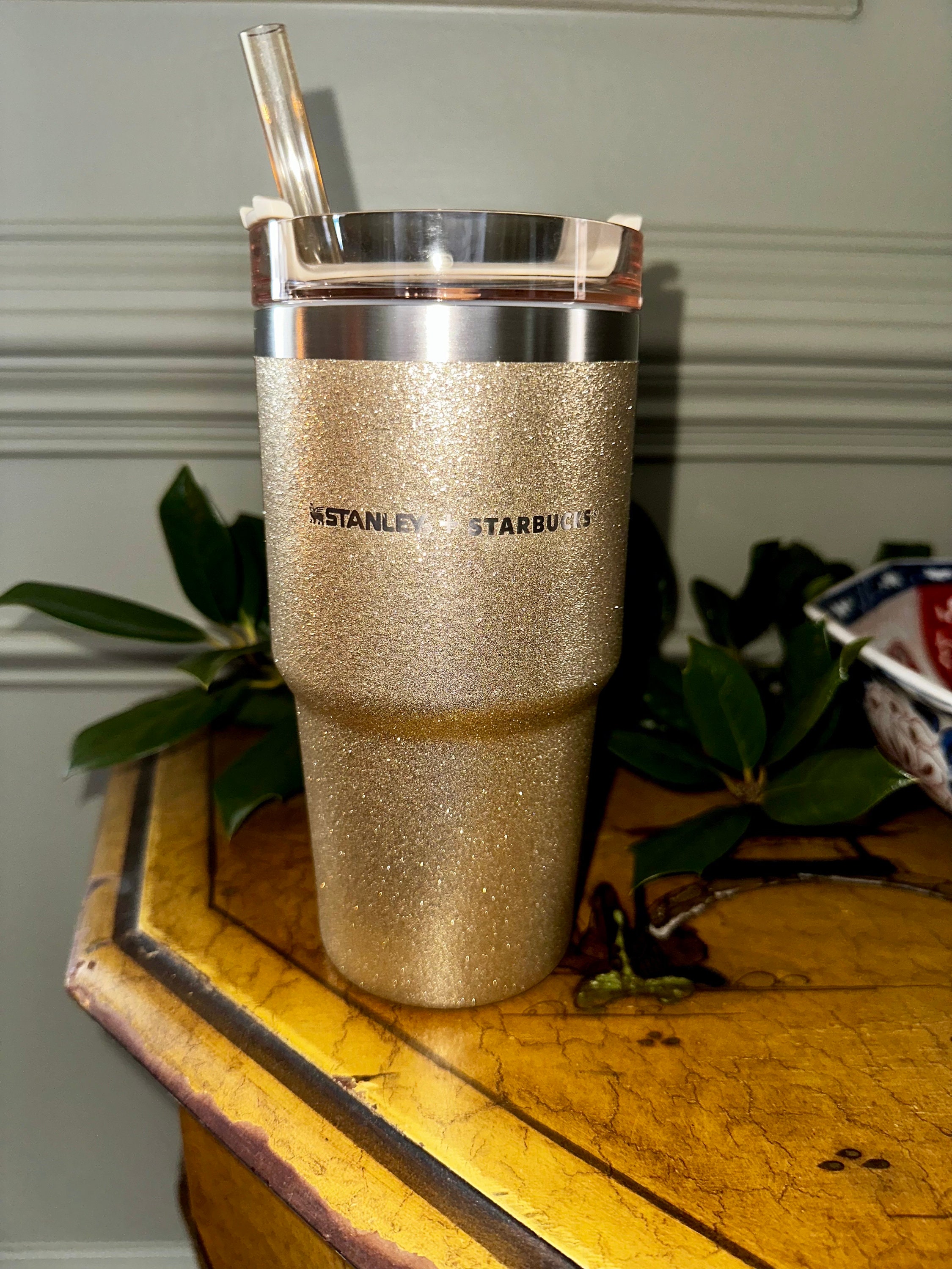 Starbucks x Stanley Gradient Blue Glitter Stainless Steel Straw Cup