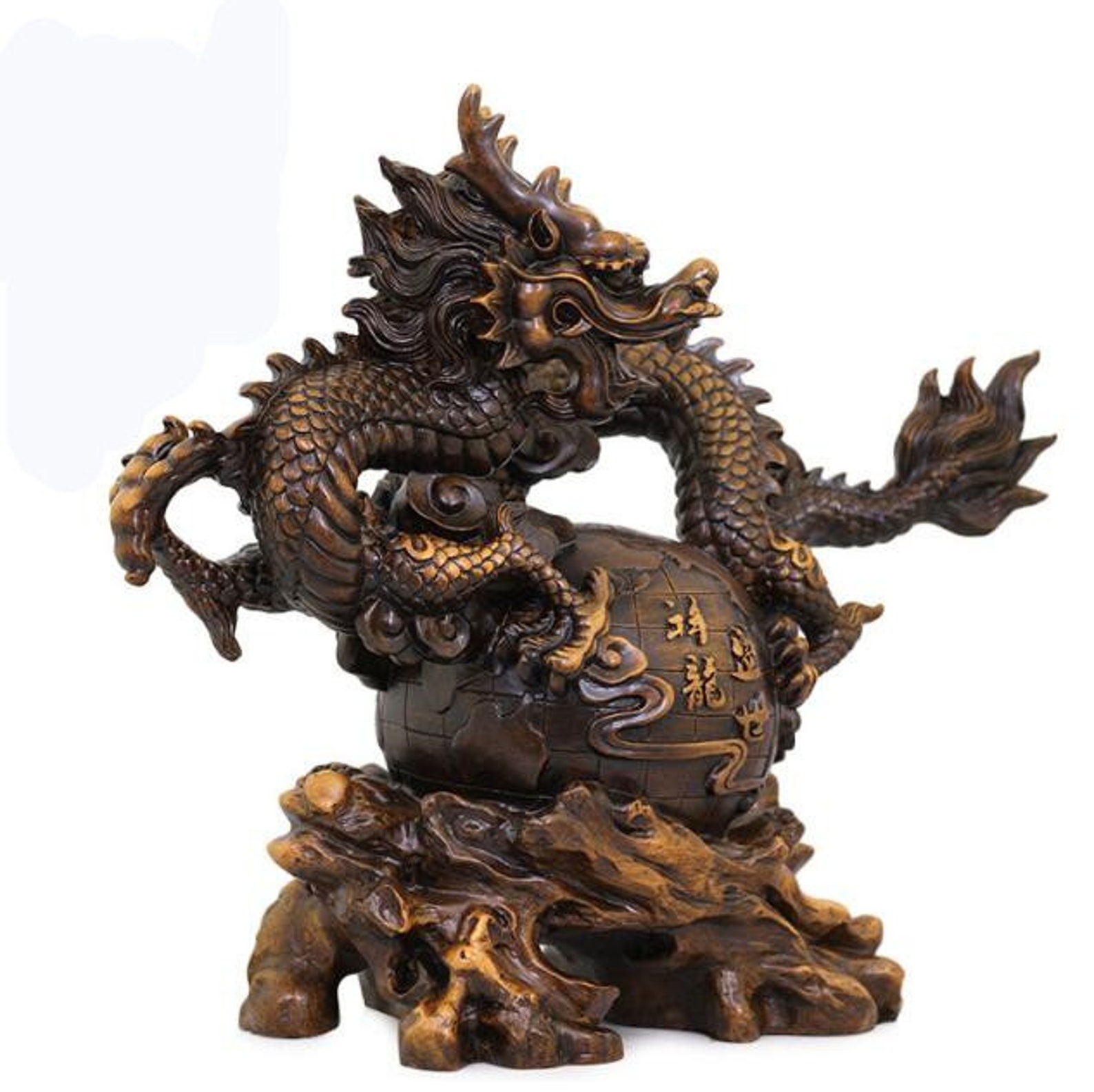 Chinese Good Lucky Dragon Figurines and Statue Etsy UK