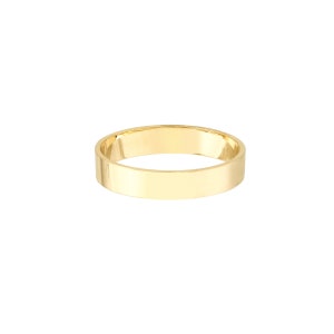 14k Thick Band Ring