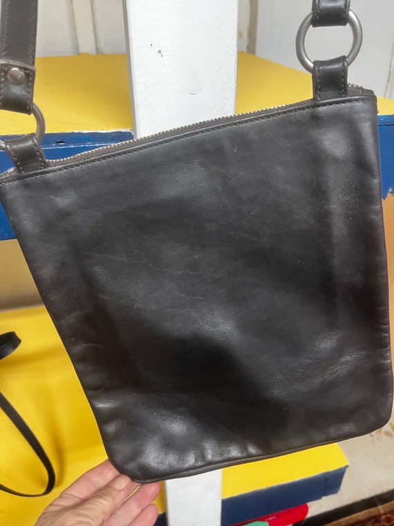 Vintage Coach Brown Leather Shoulder/Crossbody Bag