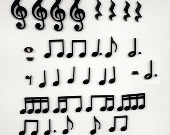 Juegos de notas musicales magnéticas