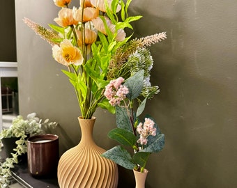 Vase de fleurs ornemental-jardinière de succulentes-pot de fleur-support de plante d'intérieur-vase de jardinage imprimé en 3D-jardin de jardin mignon-petit pot de plante-fait main