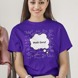 Math Guru Shirt Funny Math Equation Shirt Math Teacher Shirt Cool Math Shirt