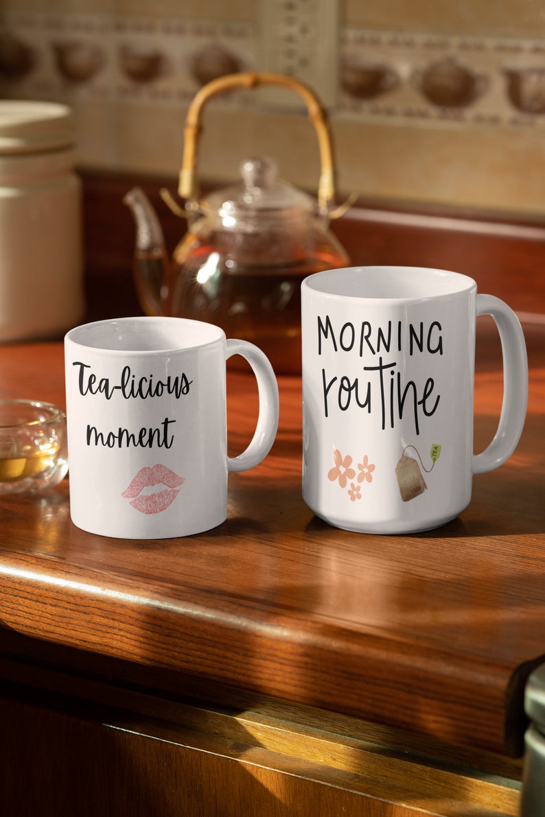 Morning Routine Mug Tea Mugtealicious Moment Mug A Kickstart to Your Morning Routine ...