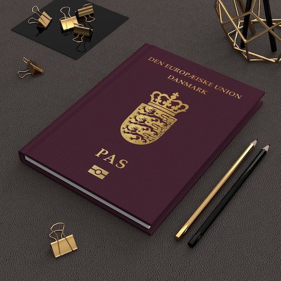 Buy Danish Passport Hardcover Journal Notebook Best Gift for Citizens of Denmark Online in India - Etsy