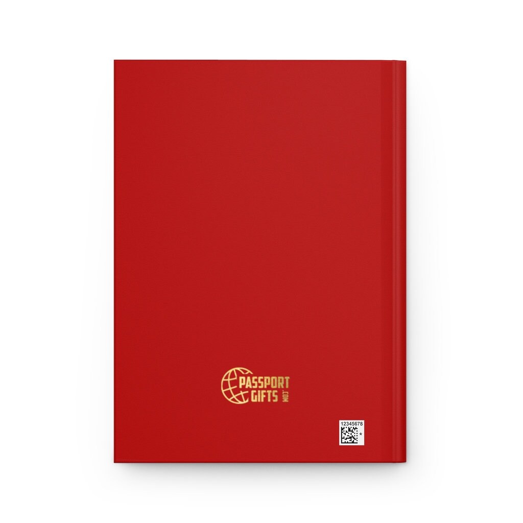 Singaporean Passport Hardcover Journal Notebook Best Gift for Citizens