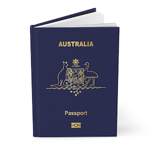 Australisch paspoort Hardcover Journal Notebook Beste cadeau voor burgers van Australië