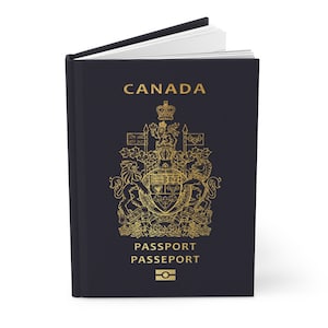Canadian Passport Hardcover Journal Notebook Beste cadeau voor burgers van Canada