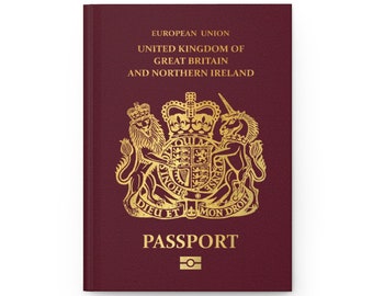 英国スパイMI6 英連邦王国パスポート型メモ帳　大英帝国旅券 カナダ豪州　英国軍 英国スパイMI6 英連邦王国パスポート型メモ帳 大英帝国旅券