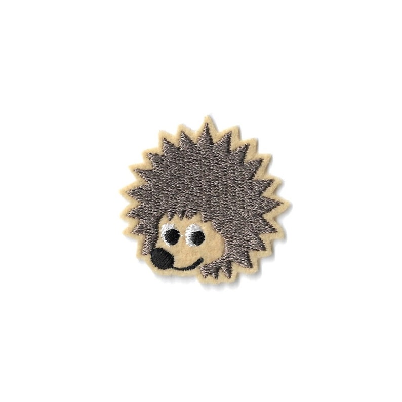 Thermo-adhesive patch thermo-adhesive patch cute little hedgehog. image 1