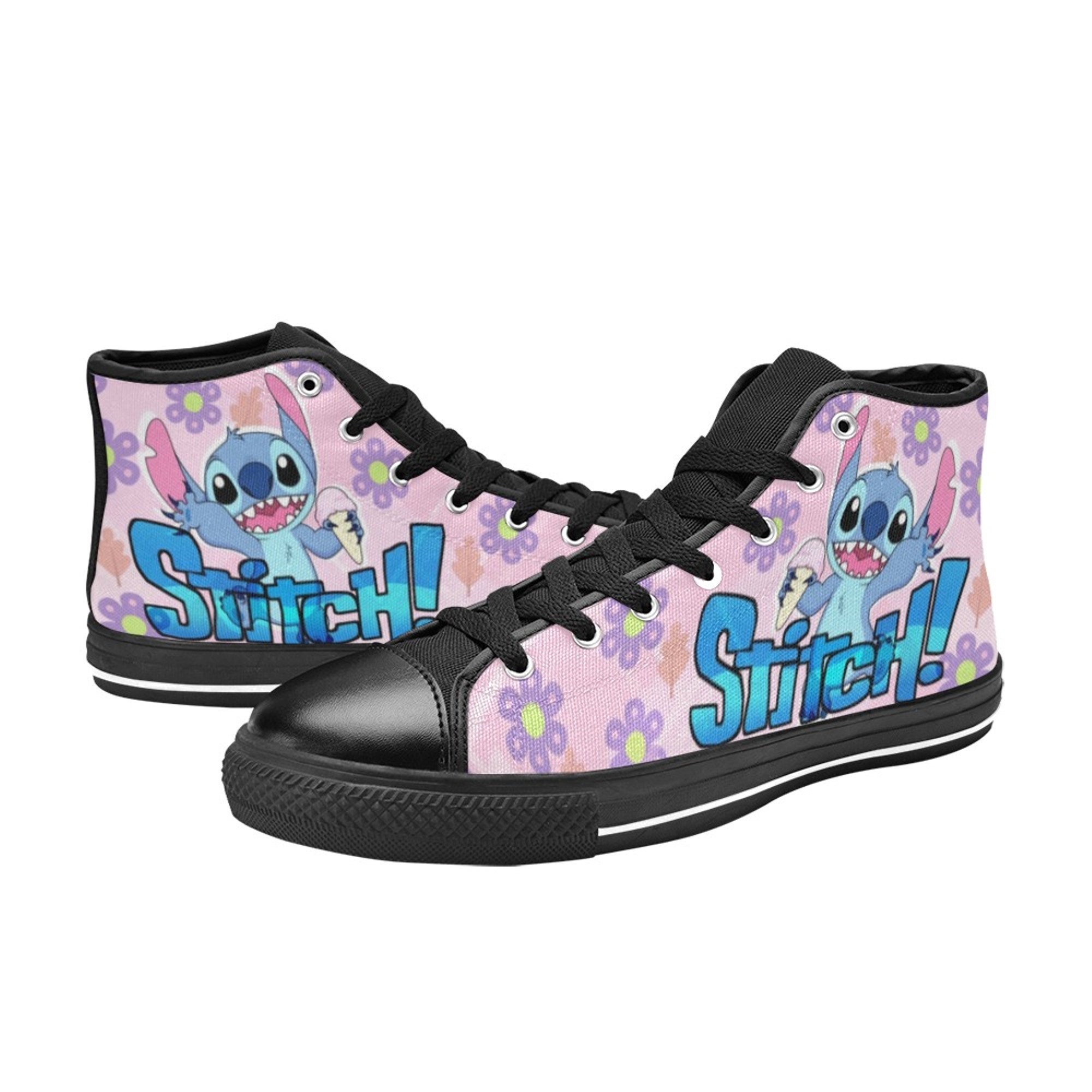 Discover Stitch Custom High Top Sneakers for Fans, Adults, Kids, Men and Women