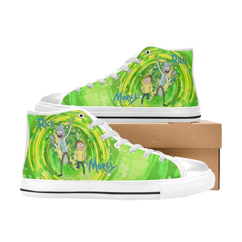 Rick And Morty Custom Shoes Sneakers for Fans, Adults, Kids, Women and Men 