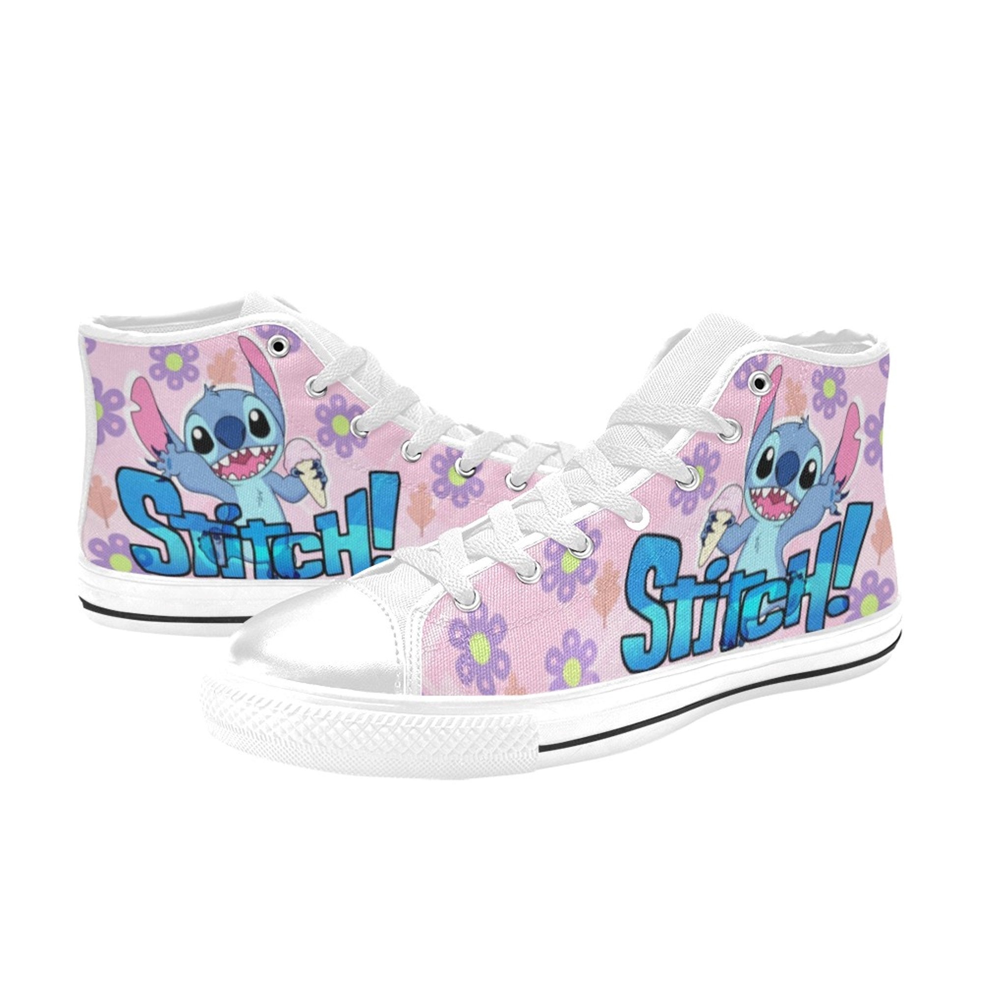 Discover Stitch Custom High Top Sneakers for Fans, Adults, Kids, Men and Women