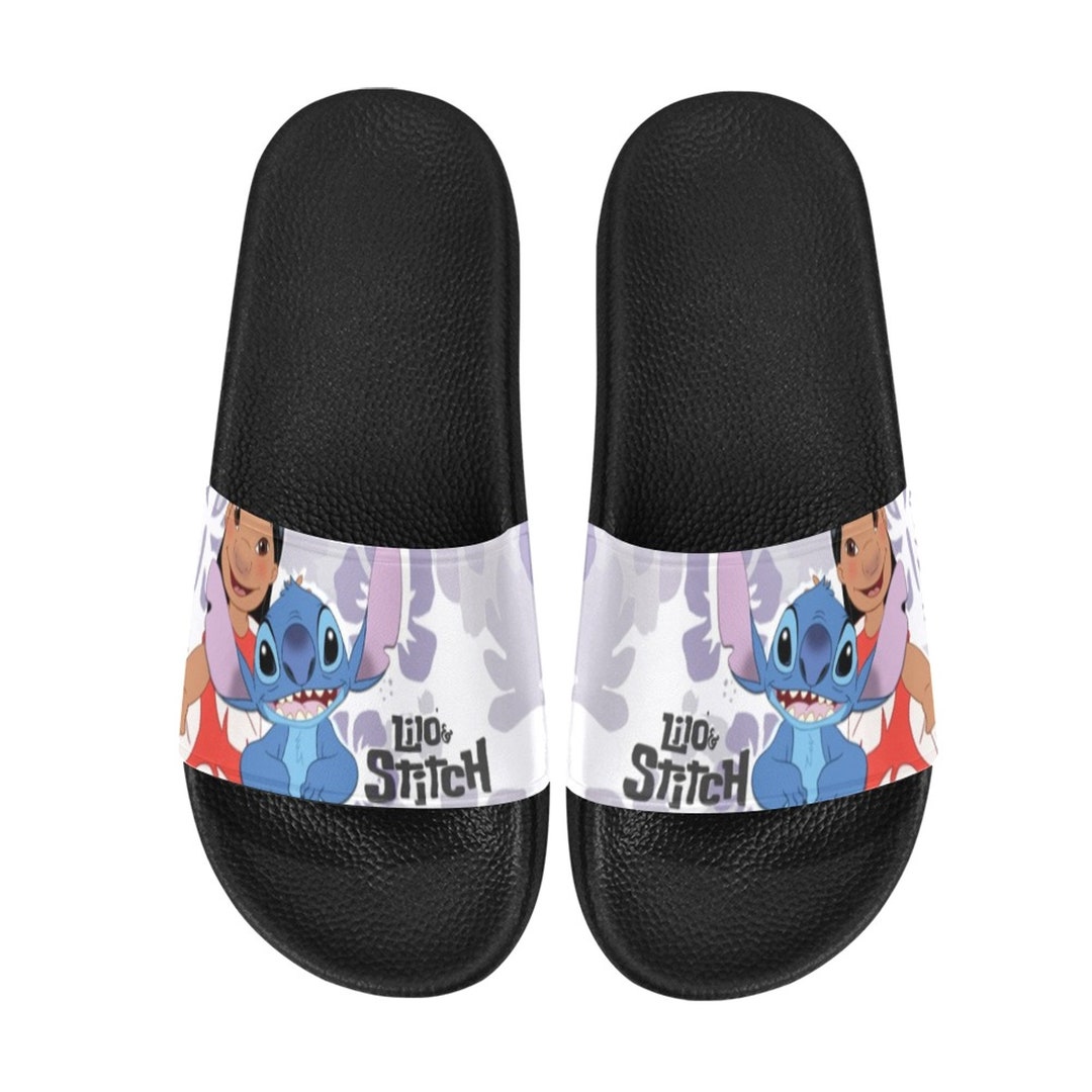 Lilo & Stitch Custom Flipper Slide Sandals Slip on for Men - Etsy