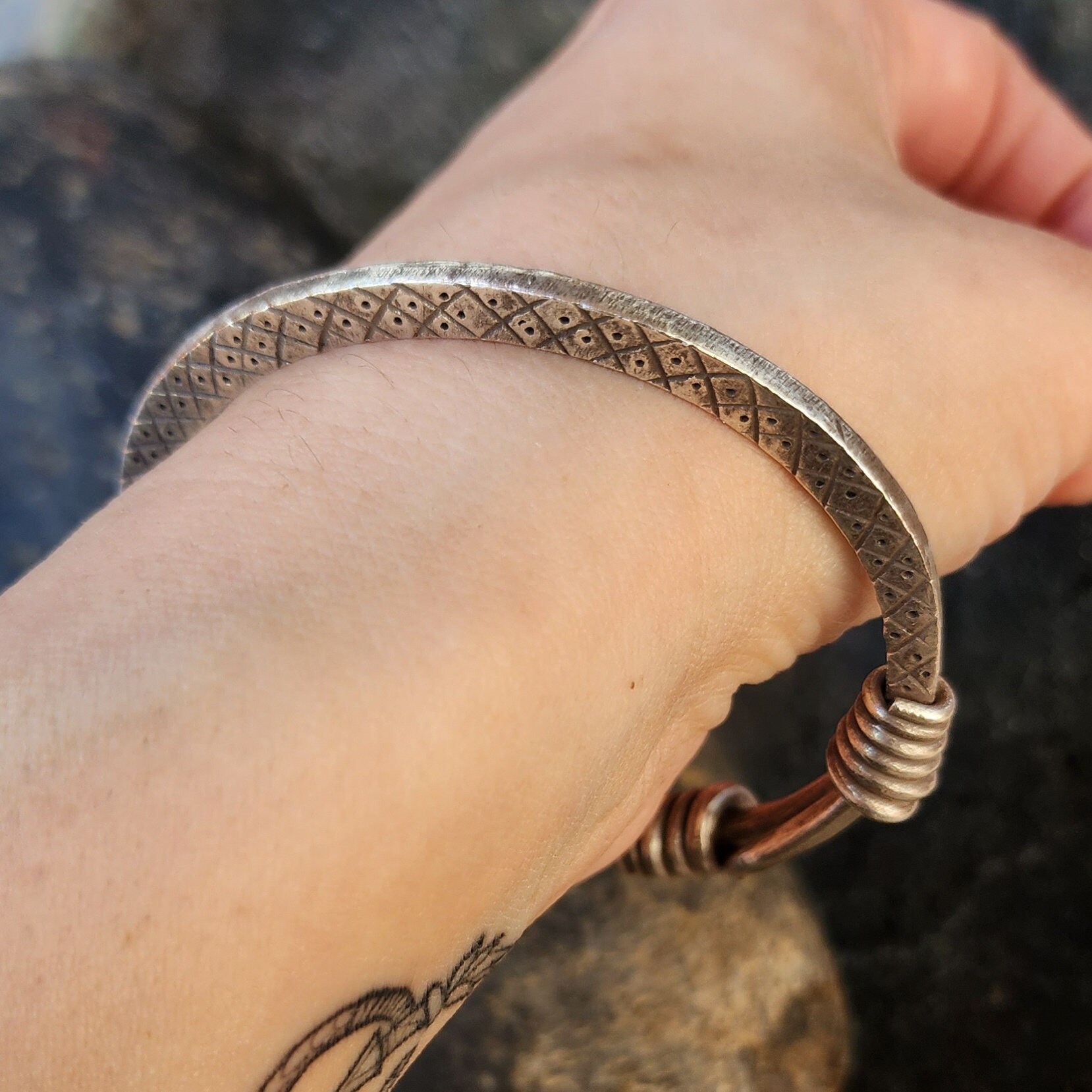 Karen Hill Tribe Silver Bangle - Etsy Canada Karen Hill Tribe Silver Bangle - Etsy Canada