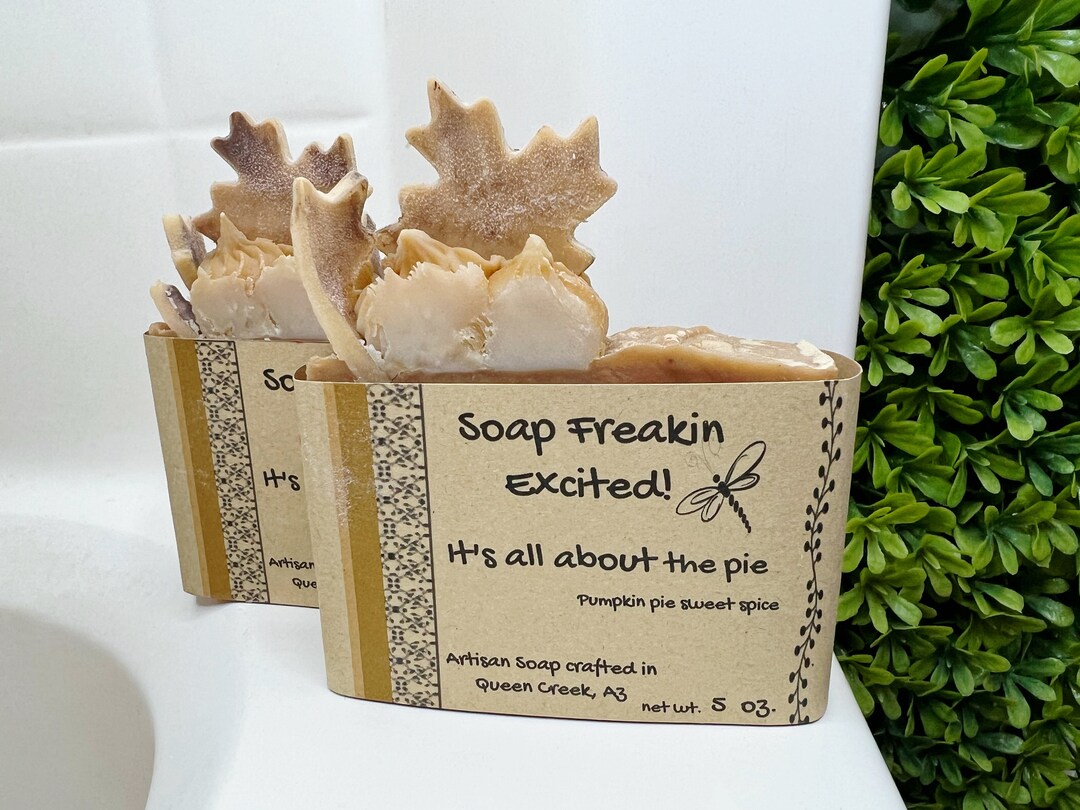 Pumpkin Pie Scented Bar Soap – Natural Handmade Soap - Etsy