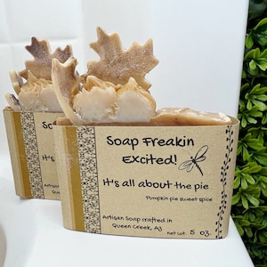 Its All About The Pie! - Bar soap, all natural, cold process soap, homemade