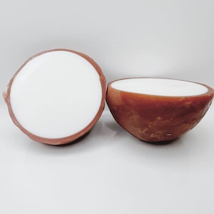 Coconut Halfs - Bar Soap, handcrafted soap