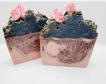 Vanilla Rose Gold Bar Soap - handmade, bar soap