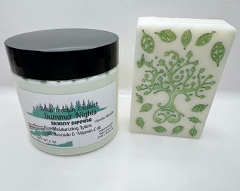 Skinny Dipping (Summer Nights) - bar soap, Lotion, Moisturizer, Handmade