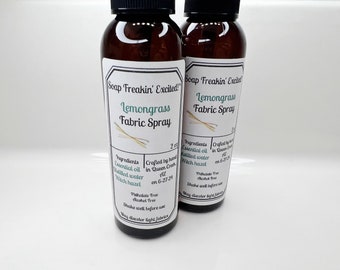 Lemongrass Fabric Spray - fabric spray, room spray, artisan