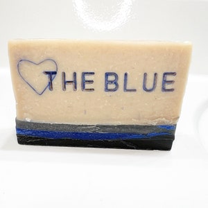 The Blue - Artisan lye soap, handcrafted soap, all natural, cold process soap, homemade