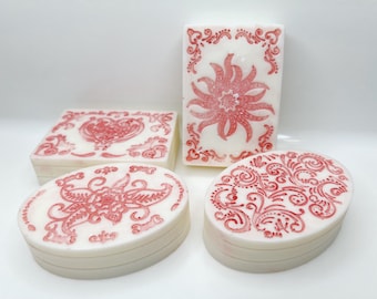 Cherry Almond Bar Soap - bar soap, hand soap, handmade