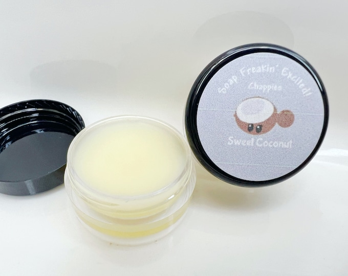 Featured listing image: Coconut Chappies! - Artisan Lip balm, all-natural beeswax lip balm
