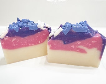 Wild - wild hyacinth, Artisan lye soap, handcrafted soap, all natural, cold process soap, homemade