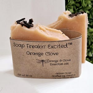 Orange Clove - Bar soap, hand soap, natural soap